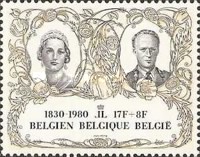 [The 150th Anniversary of Belgium Independence, type BAE]