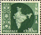 [Map of India, type DJ20]
