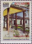 [The 100th Anniversary of the Death of Juan Leon Mera Martinez, 1832-1894, type CFZ]