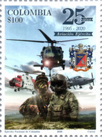 [The 25th Anniversary of the Reactivation of the Air Force of the National Army of Colombia, type DHS]