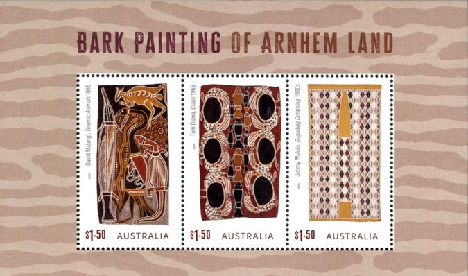 [Bark Painting of Arnhem Land, type ]