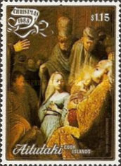 [Christmas - Paintings by Rembrandt, type OA]