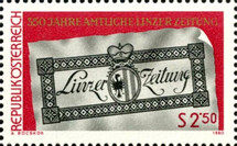 [The 350th Anniversary of the Official Journal of Linz, type ATB]