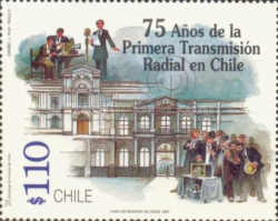 [The 75th Anniversary of First Radio Broadcast in Chile, type BGS]