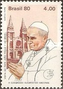 [Papal Visit and the 10th Anniversary of the National Eucharistic Congress - Pope John Paul II and Cathedrals, type BNW]