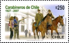[The 80th Anniversary of the Chilean Police, type BTX]