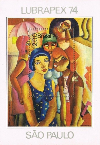 [Portuguese-Brazilian Stamp Exhibition "Lubrapex 74" - Sao Paulo, Brazil, type ]