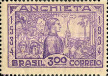 [The 400th Anniversary of the Birth of Father Jose de Anchieta, type EU1]