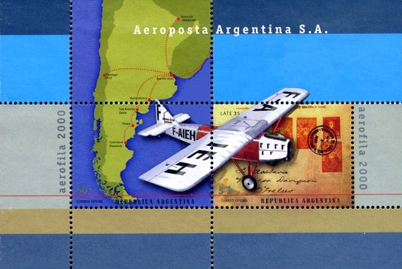 [Mercosur Air Philately Exhibition "AEROFILA 2000", Buenos Aires, type ]