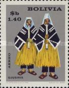 [Airmail - The 9th Congress of the UPAE, Postal union of the Americas and Spain, Bolivian Folklore, type MT]