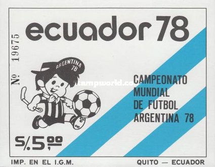 [Football World Cup - Argentina, type XMV]