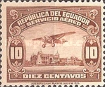 [Airmail - Plane Over Beach Promenade of Guayaquil, type HJ]