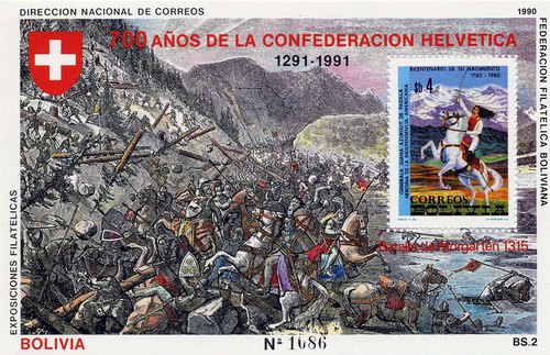 [The 700th Anniversary of the Swiss Confederacy, type ]