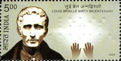 [The 100th Anniversary of the Birth of Louis Braille, type CRC]