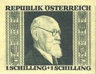 [Charity Stamps - President Renner, type LJ1]