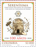 [The 100th Anniversary Serenisima Grand National Masonic Lodge in Cartagena, type DHA]