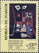 [Airmail - The 100th Anniversary of the Birth of Pablo Picasso, Artist, 1881-1973, type BRU]