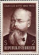 [The 125th Anniversary of the Birth of Camillo Sitte, type AED]