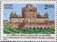 [The 150th Anniversary of La Martiniere College, Lucknow, type AWV]
