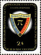 [Airmail - The 6th National Engineers' Congress, 1961 and 75th Anniversary of Colombian Society of Engineers, type ACM1]