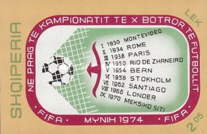 [Football World Cup - West Germany, type XIE]