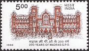 [The 200th Anniversary of Madras G.P.O, type AHA]