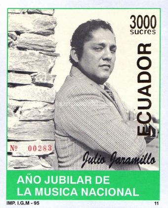 [National Music Year & the 60th Anniversary of the Birth of Julio Jaramillo, 1935-1978, type XHF]