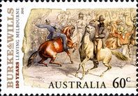 [The 150th Anniversary of Burke and Wills Crossing Australia, type DKP]