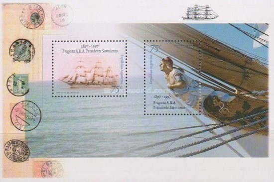[The 100th Anniversary of the Launch of "Presidente Sarmiento", Cadet Ship, type ]