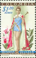 [Airmail - The 1959 Miss Universe Pageant, type XZ1]