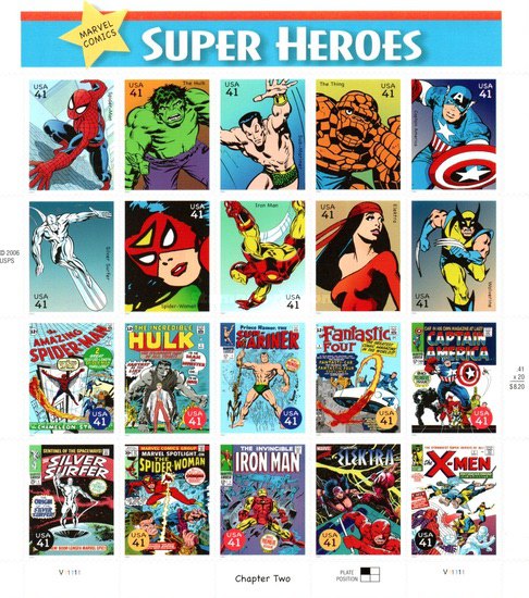 [Marvel Comics Super Heroes - Self-Adhesive, type ]