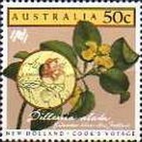 [The 200th Anniversary of the Colonization of Australia - New Holland - Cook`s Voyage, type AEQ]