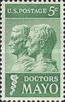 [Doctors William and Charles Mayo, type AAE]