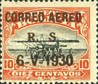 [Airmail - Issue of 1924 Overprinted "CORREO AEREO R. S. 6-V-1930", type AV13]