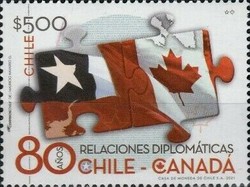 [The 80th Anniversary of Diplomatic Relations with Canada, type CLJ]