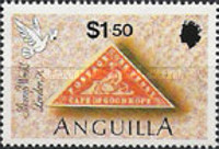 [The 150th Anniversary of the First Postage Stamp - International Stamp Exhibition STAMP WORLD LONDON '90, type AES]