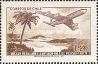 [The 1st Air Service Santiago-Easter Island-Tahiti, type TG]