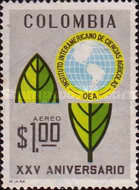 [Airmail - The 25th Anniversary of Inter-American Agricultural Sciences Institute, type AGR]