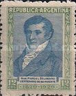[The 100th Anniversary of the Death of General Manuel Belgrano, 1770-1820, type CO]