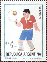 [Argentine Philately - Children's Games, type BBO]