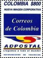 [New Emblem of Colombia Post, type BUI]