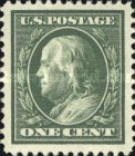 [Benjamin Franklin & George Washington - Different Watermark, type DV5]