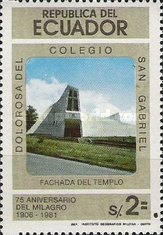 [The 75th Anniversary of Miracle of the Virgin blinking at San Gabriel College, type BRN]