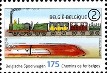[The 175th Anniversary of the Belgian Railways, type DVO]
