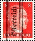 [Adolf Hitler,1889-1945 - Graz Overprint On German Empire Stamps, type HX]