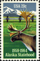 [The 25th Anniversary of Alaska Statehood, type BDZ]