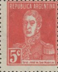 [Definitive Issues - General San Martin, without Period after Value, type CW5]