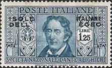 [Italian Stamps in Different Colors Overprinted "ISOLE ITALIANE DELL'EGEO", type AC]