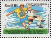 [The 100th Anniversary of the Football in Brazil and the Football World Cup - U.S.A., type CTH]