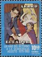 [Airmail - The 1st Anniversary of Return to Democracy, type BQI1]
